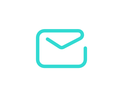 Icône de contact représentée par une enveloppe