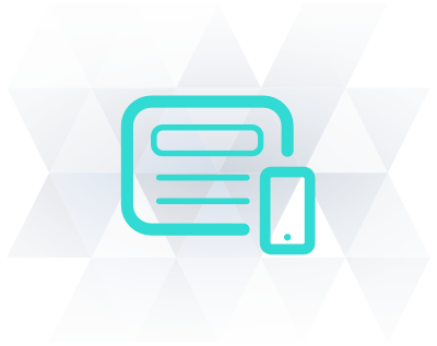Icône d'interface utilisateur représentée par un moniteur et un téléphone